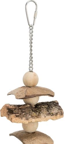 Actual product image Trixie Natural toy, cork/wood, 37 cm