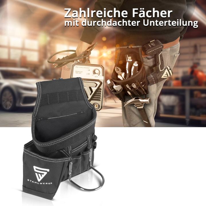 Produktbild Stahlwerk Werkzeuggürtel Werkzeug Gürteltasche Handwerkergürtel aus Polyester (1 Teil)