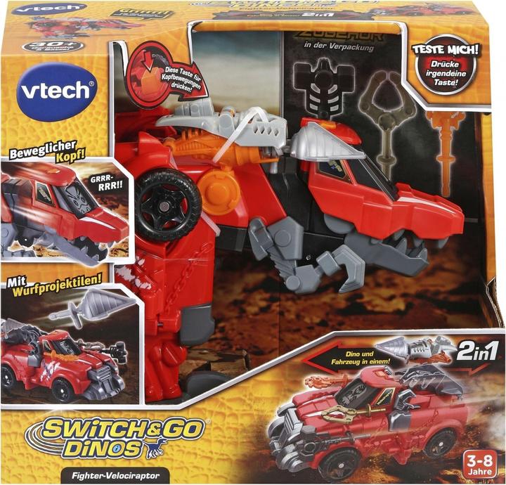 Produktbild VTech Switch & Go Dinos - Fighter-Velociraptor
