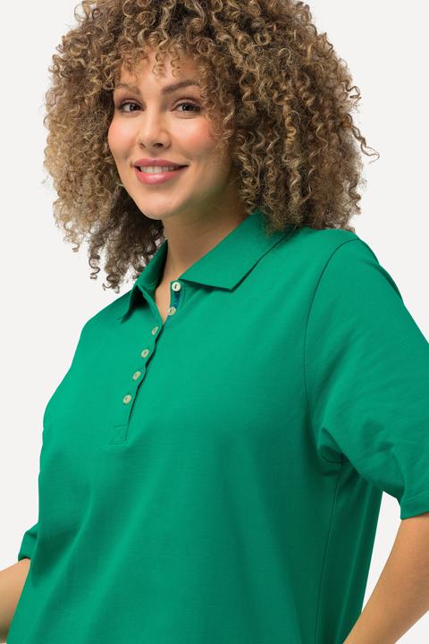 Actual product image Ulla Popken Pique Polo Shirt (62)