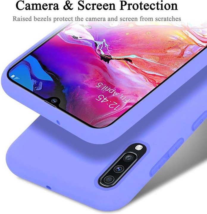 Actual product image Cadorabo TPU Liquid Silicone Case Cover (Samsung Galaxy A70S, Samsung Galaxy A70)