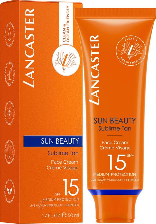 Immagine prodotto Lancaster Crema Viso Protezione Solare Fattore 15 (Crema solare viso, SPF 15, 50 ml, 71 g)