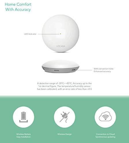 Actual product image Ecasa Sigma Casa Home Control Smart Weather Climate Station BT4