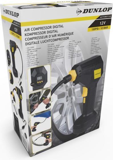 Actual product image Dunlop Digital air compressor (10 bar)
