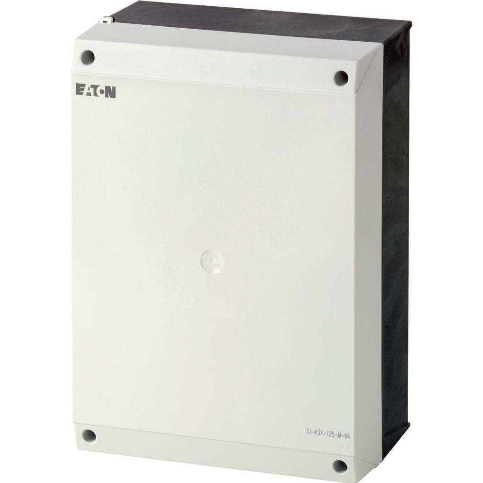 Eaton MOE CI-K5X-125-M-NA IsolierstoffgehÃ¤use m.Montageplatte (Gehäuse), Elektronikzubehör + Gehäuse, Grau
