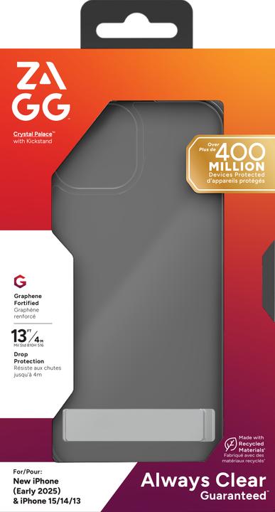 Produktbild Zagg Crystal Palace Kickstand (Apple iPhone 16e)