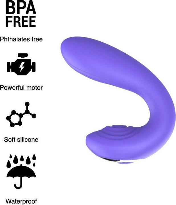 Actual product image Mr Boss Josef Pulsation & Vibration Remote Control For Couples