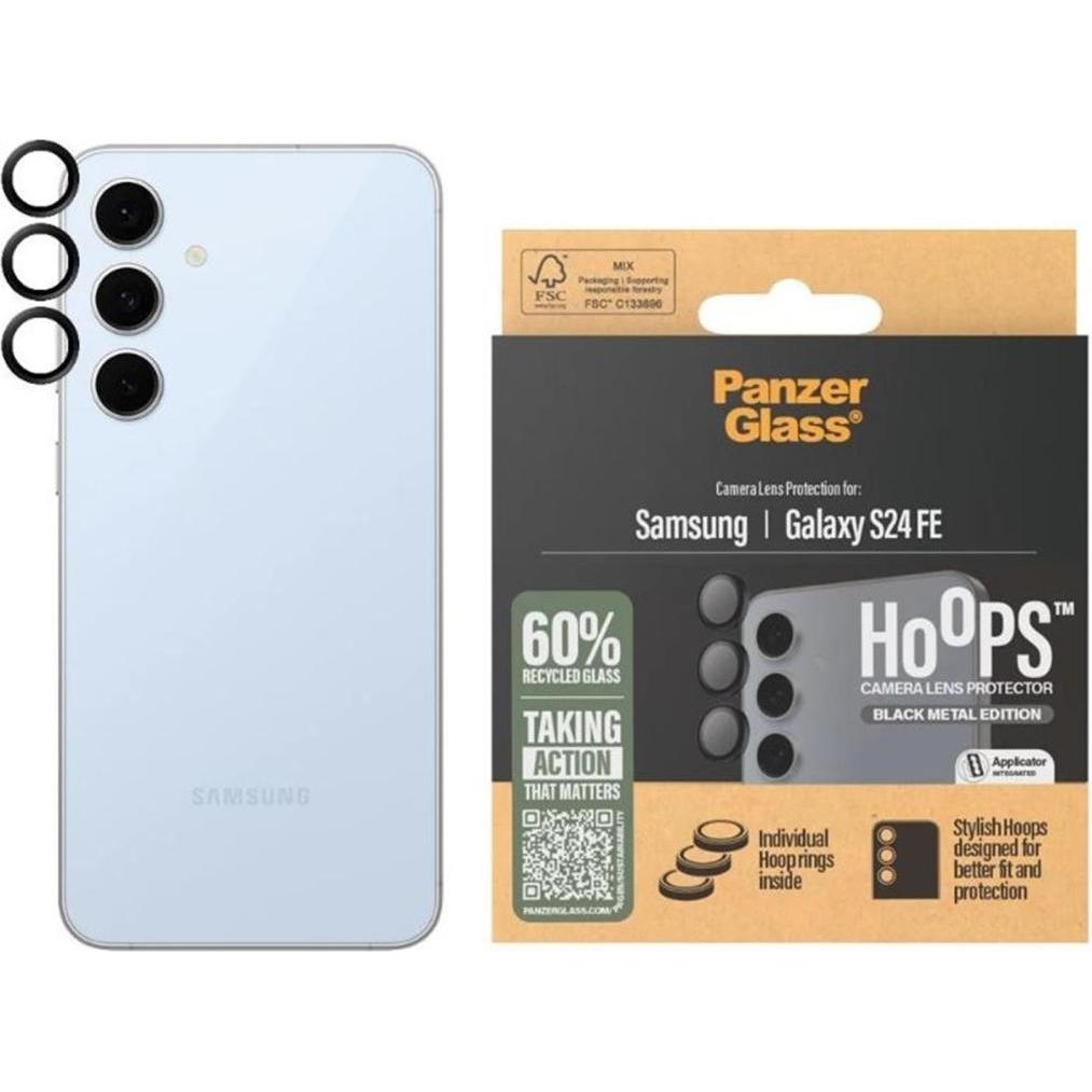 PanzerGlass Edge-to-Edge (1 Stück, Samsung Galaxy S24 FE), Smartphone Schutzfolie, Transparent