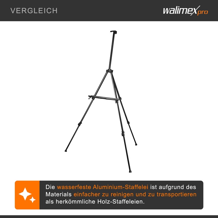 Actual product image Walimex Aluminium studio easel XL