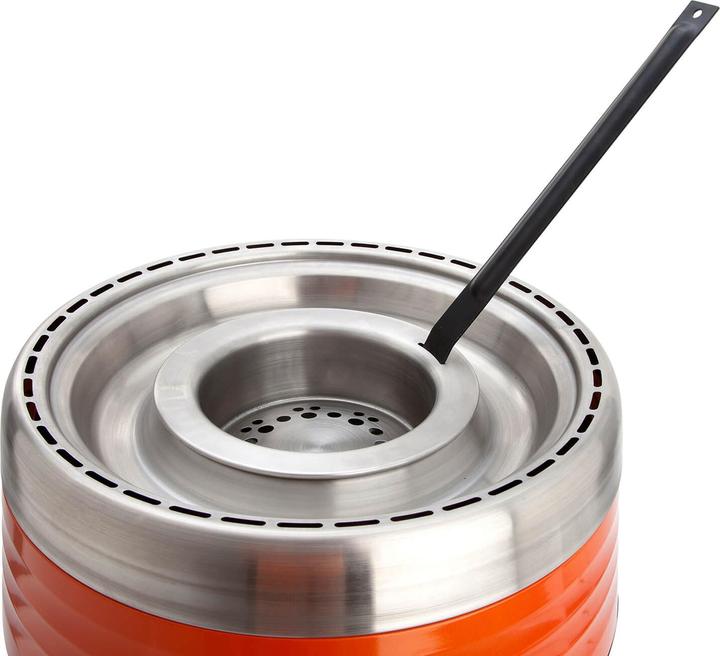 Actual product image Allgrill Compact multifunctional charcoal grill VULCANO orange