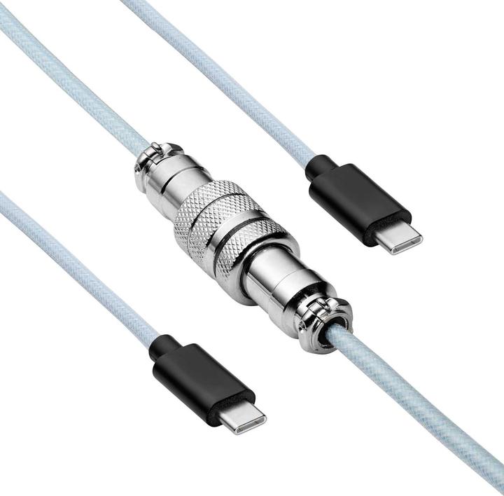 Actual product image Akyga USB cable USB 2.0 USB-C® plug 3.00 m White AK-USB-49 (3 m, USB 2.0, 5 W)
