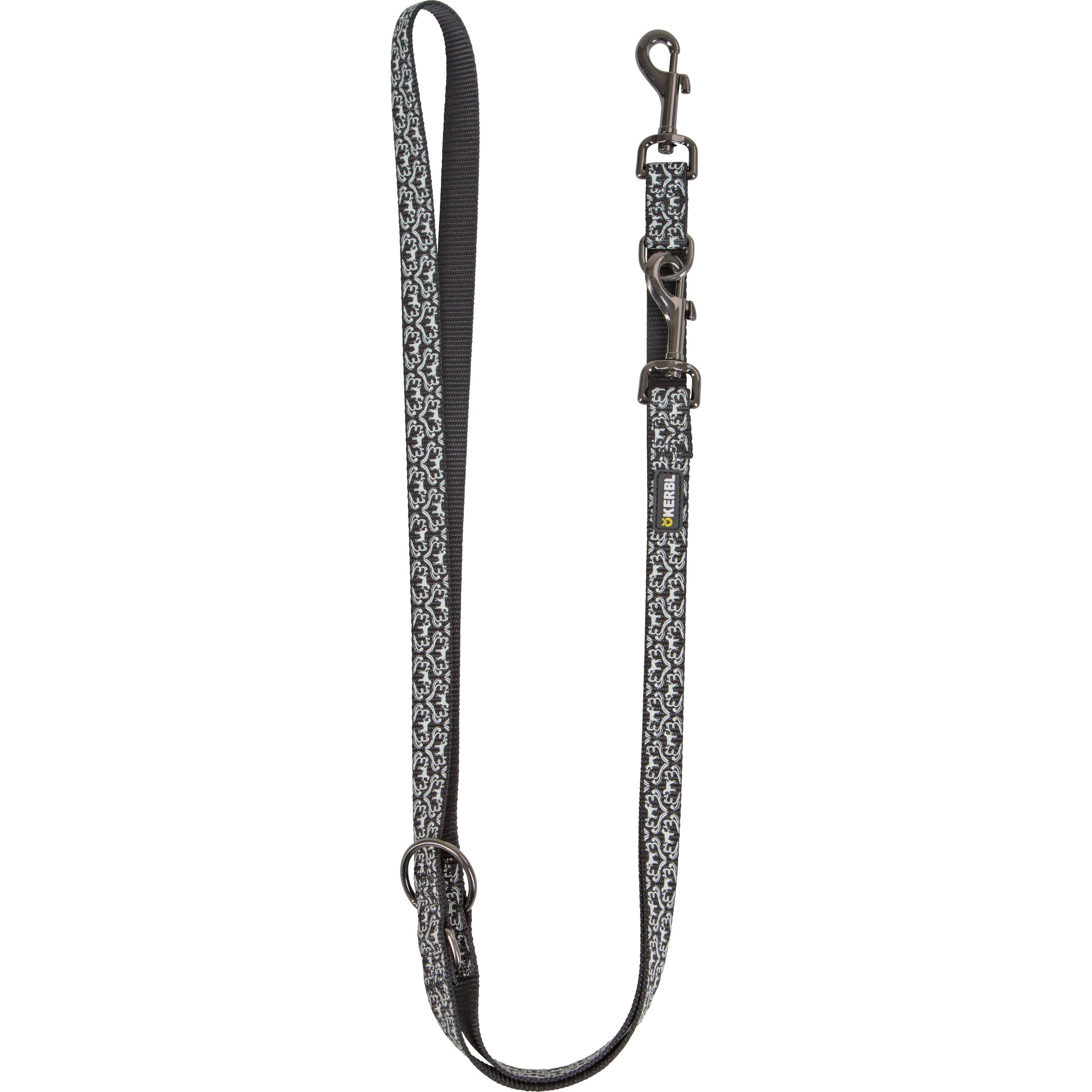Kerbl Führleine Shiny Night 20mmx200cm (Hund), Halsband + Leine