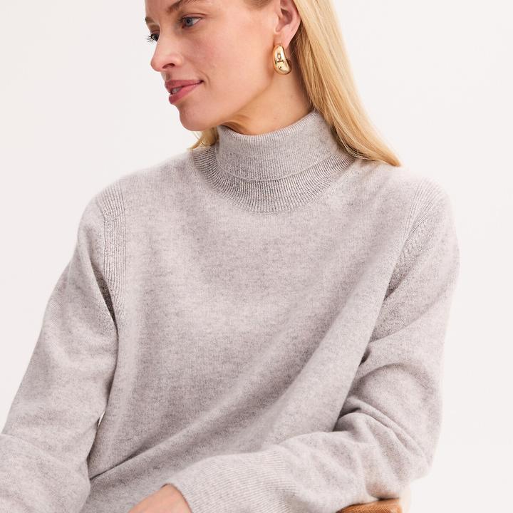 Actual product image Anne Weyburn Feinstrickpullover aus Kaschmir mit Rollkragen (XL)