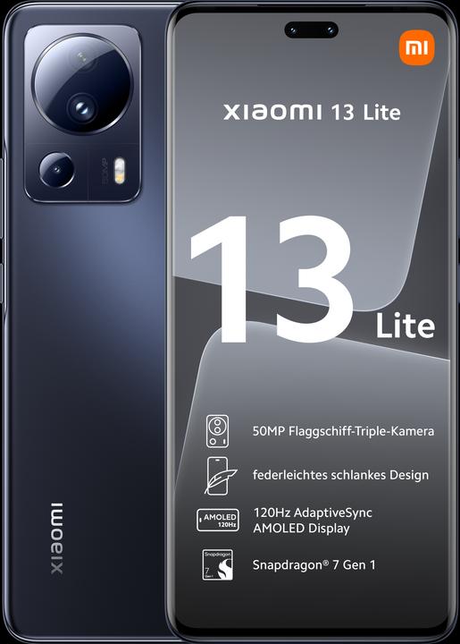 Immagine prodotto Xiaomi 13 Lite (128 GB, Nero, 6.55", Doppia SIM, 5G)