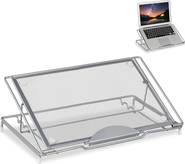 Actual product image Relaxdays Laptop stand
