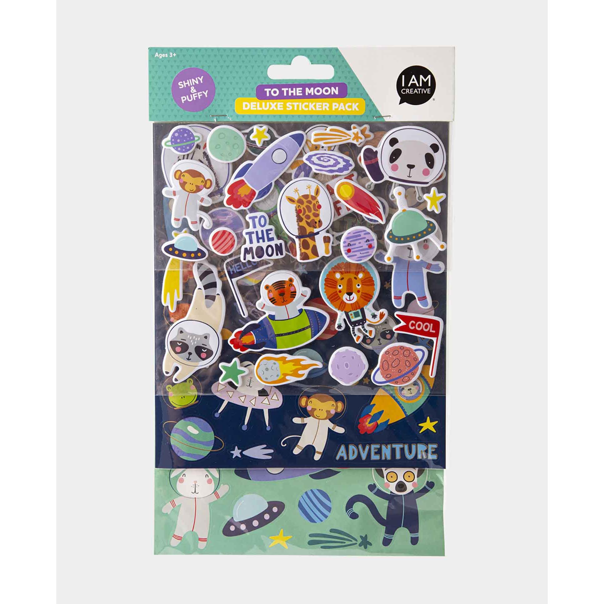 I Am Creative Sticker-Set Moon, 4 Bögen, Puffy Shiny - Digitec