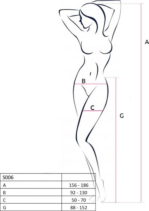 Actual product image Passion Tights "S006 (S, L)