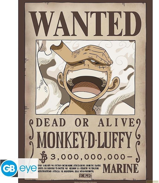 Actual product image ABYstyle Wanted Luffy & Zoro
