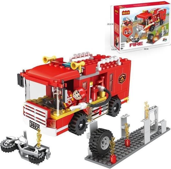 Actual product image Block Feuerwehr sperrt 184 Teile
