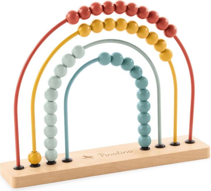 Actual product image Pinolino Abacus-Rainbow Ruby Rake Frame (Multilingual)