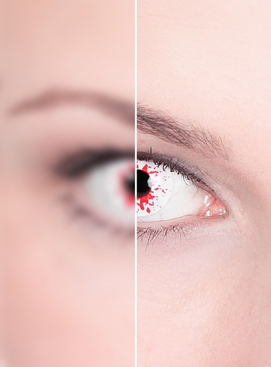 Actual product image Metamorph Infizierter mit Dioptrien (White)