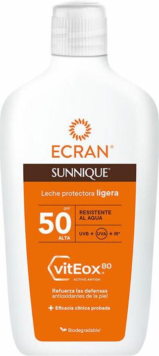 Produktbild Ecran SUNNIQUE Schutzmilch SPF50 370ml (Sonnenmilch, SPF 50, 370 ml, 370 g)