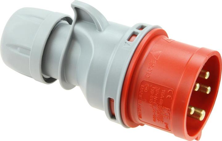 Actual product image PCE 7015-6TT Phase inverter plug 16A 5p 6h IP44 Turbo Shark