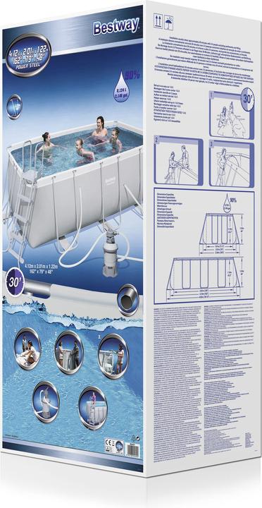 Actual product image Bestway Power Steel Set (412 x 201 x 122 cm)