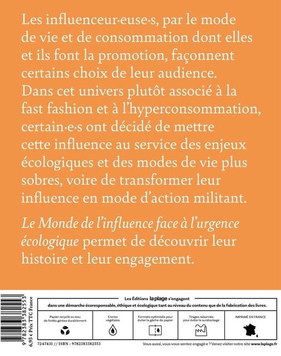 Immagine prodotto Le monde de l'influence face à l'urgence écologique : récits engagés (Francese, Collettività, 2024)