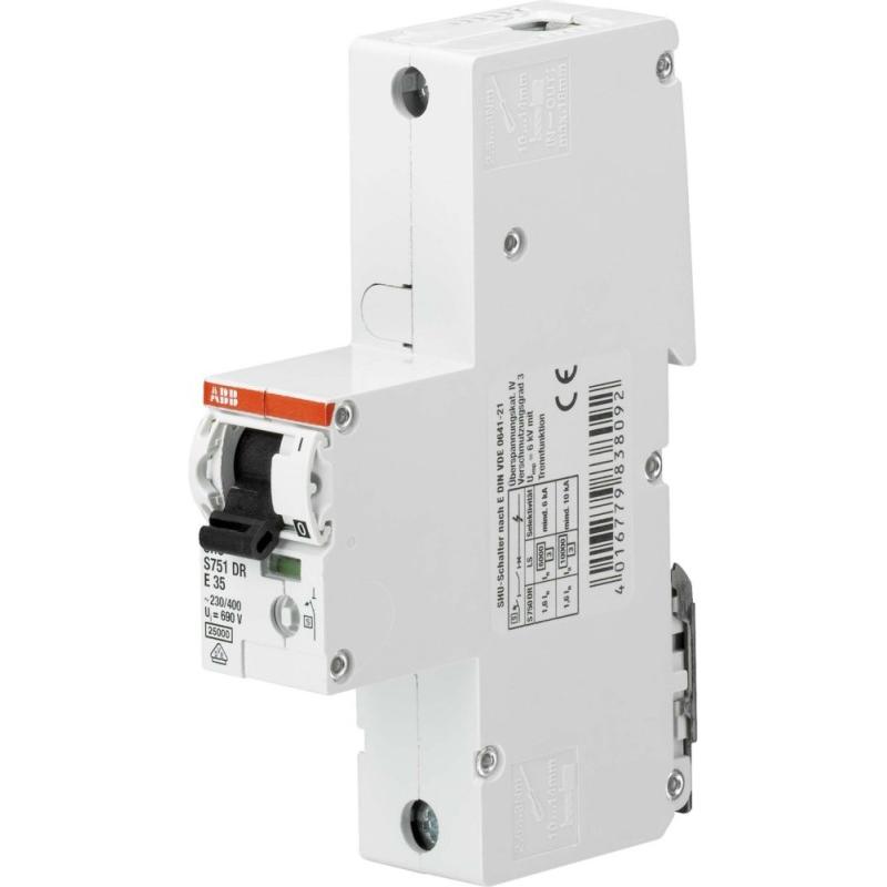 ABB, Schutzschalter, S751DR-E 50 sel. Haupt-LS SHU E- 2CDH781001R0502