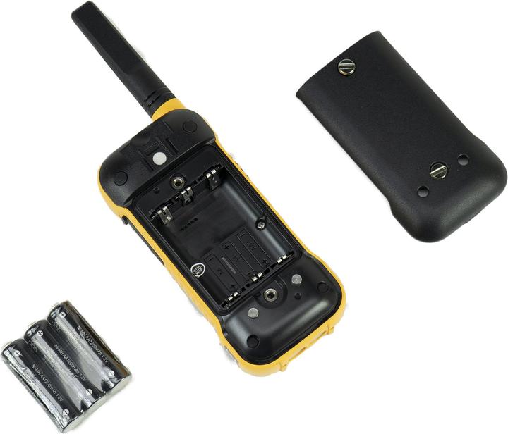 Produktbild Dynascan PMR PNI F-15 tragbares Radio, 446 MHz, 0,5 W, 16 CH, wasserdicht IP67, Set mit 2 Stück (12 km)