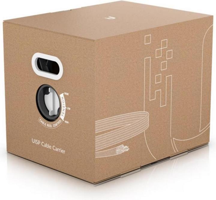 Produktbild Ubiquiti Verlegekabel UISP-CABLE-CARRIER Cat 5e, FTP, 305 m, Schwarz (SF/UTP, CAT5e, 305 m)