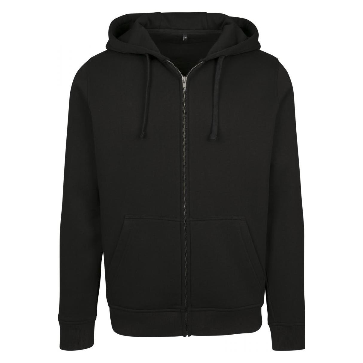 Build Your Brand, Herren, Pullover, Merch Zip Hoody, Schwarz, (S)