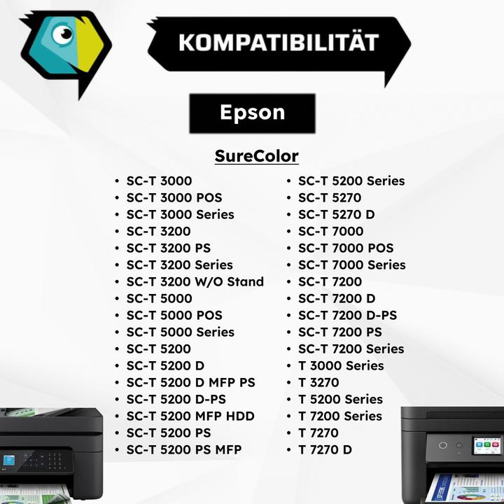 Actual product image Inkadoo Ink Cartridges compatible with Epson C13T694500 / T6945 Ink Cartridge, black Black (FC)