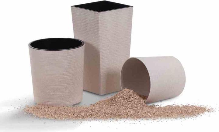 Immagine prodotto Siena Garden Fioriera ECO Lens bianca Ø 25x25,5 cm