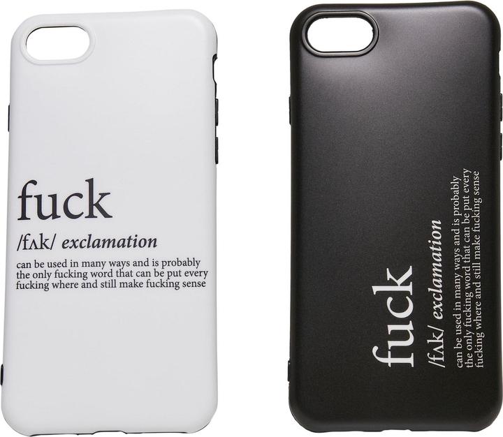 Actual product image Mister Tee Fuck I Phone 6/7/8 Phone Case Set (Apple iPhone 6, Apple iPhone 8, Apple iPhone 7)