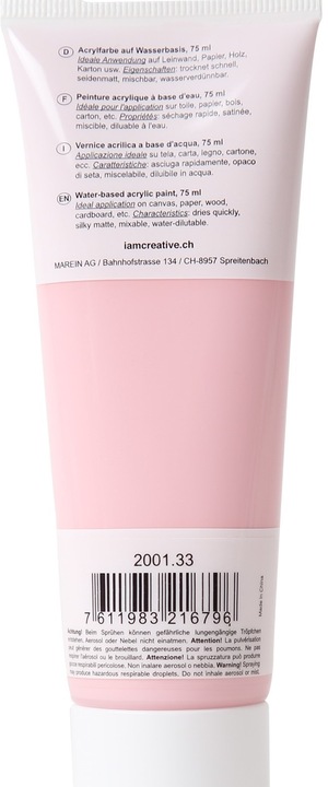 Produktbild I Am Creative Basic Acryl (Pastellrosa, 75 ml)