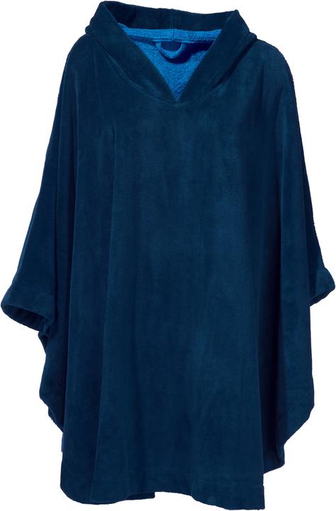 Erwin Müller Unisex-Poncho lang mit Kapuze