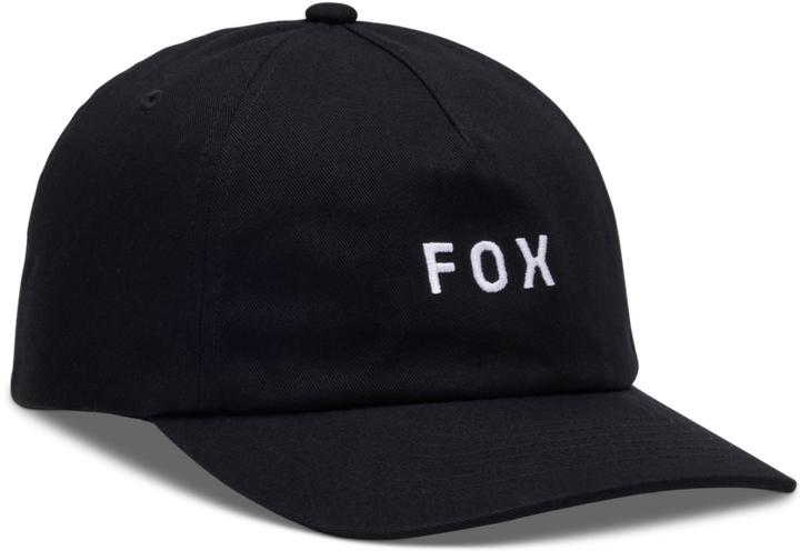 Actual product image Fox Has 24 Wordmark Adjustable Blk/Wht (One size)