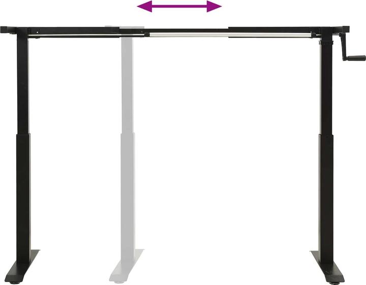 Image du produit vidaXL Verstellbarer Schreibtisch (60 x 140 x 115.50 cm)