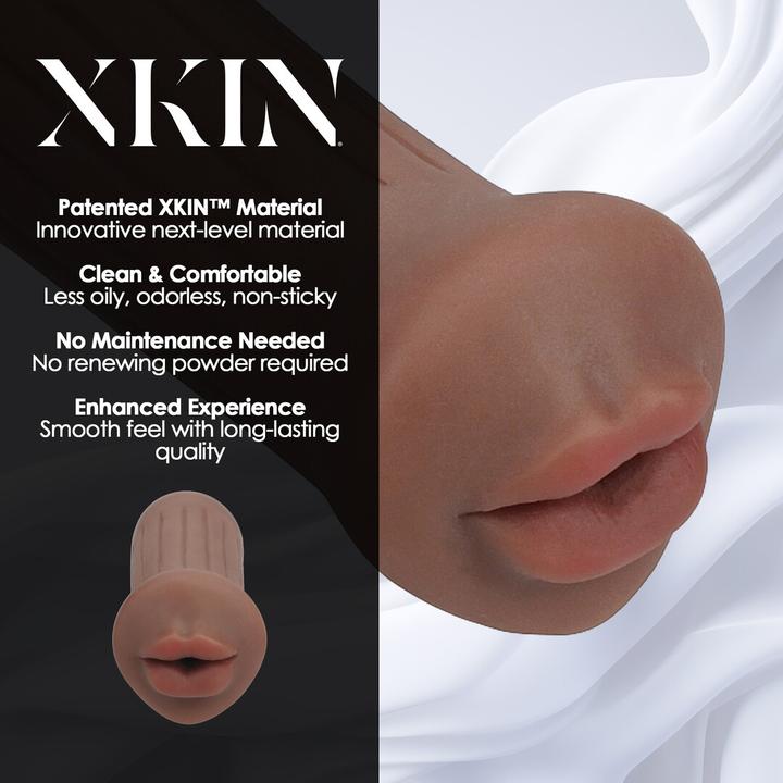 Produktbild Xkin Raw - The Grip - TPE Small Masturbator - 137g - Brown