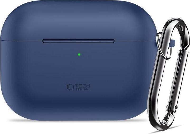 Image du produit 4Kom Headphone case Tech-Protect Apple AIRPODS PRO 3 SILICONE HOOK Navy Blue (Manchon pour casque d'écoute)