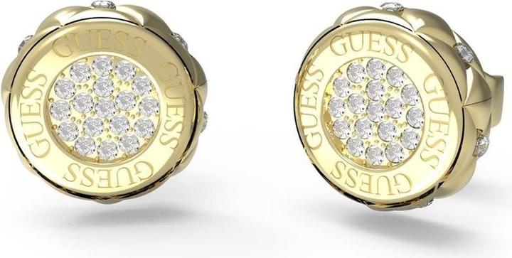 Actual product image Guess Stylish Jube04595jwygtu Gold-Plated Studs With Zircons (Gold)
