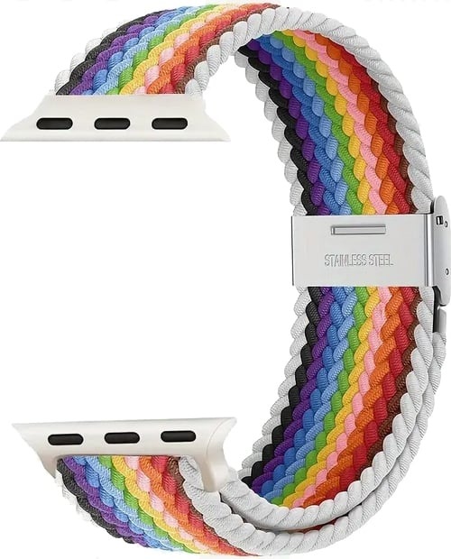 Image du produit PhoneLook Bracelet en nylon élastique tressé avec des sangles extensibles pour Multicolor 8 (Nylon)