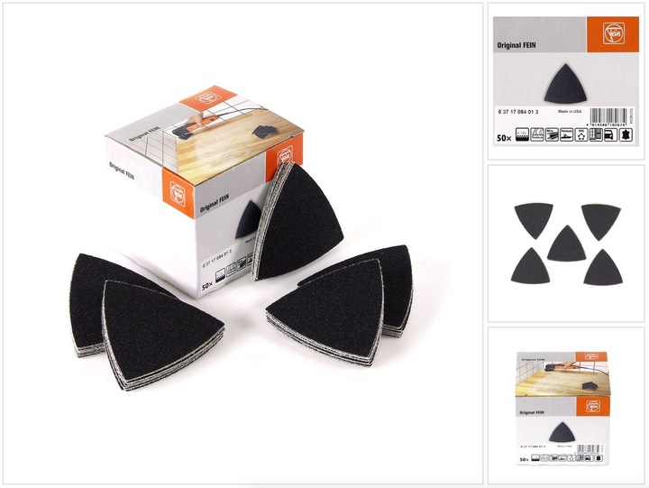 Produktbild Fein Deltaschleifpapier mit Klett (100)