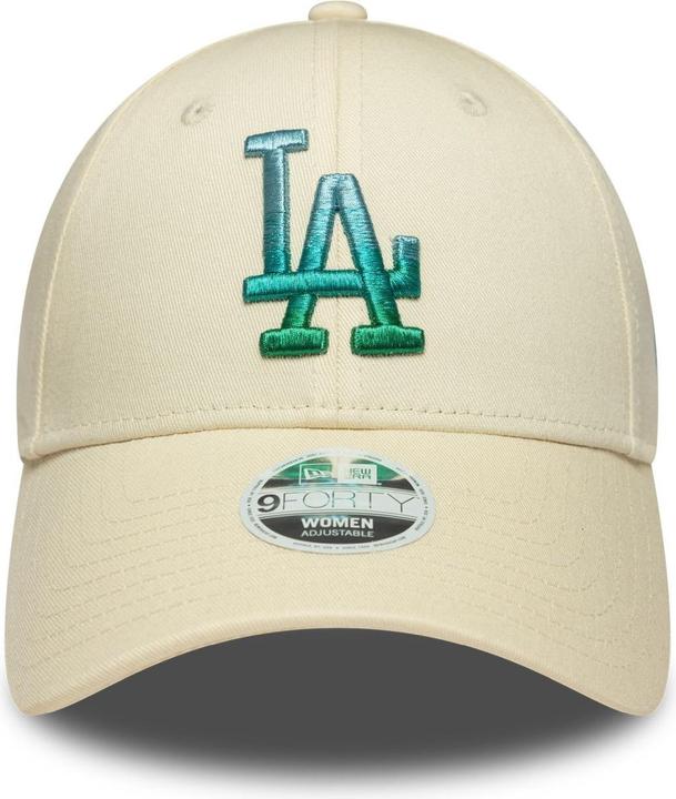 Actual product image New Era 9Forty Damen Cap Metallic Los Angeles Dodgers Beige