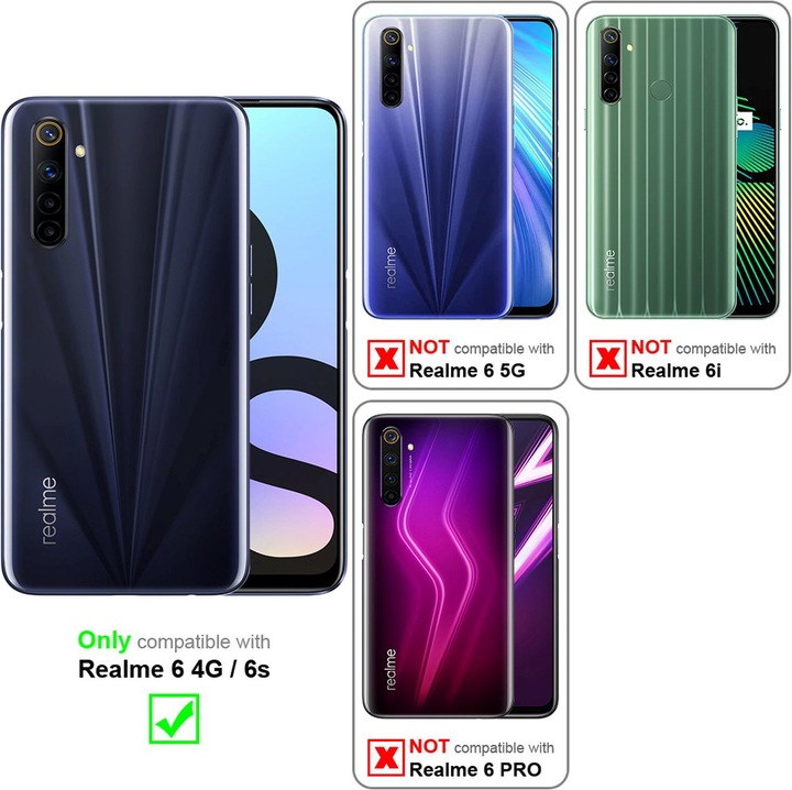 Image du produit Cadorabo Housse Flower Book pour Realme 6 4G / 6s (Realme 6, Realme 6s)