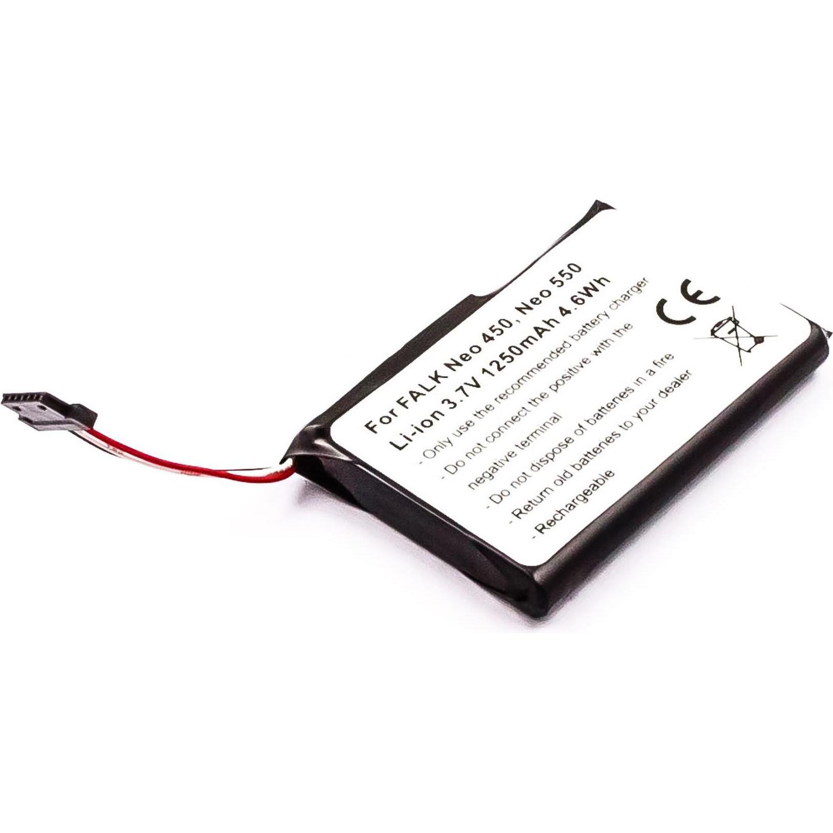 AGI, Fahrzeug Navigation Zubehör, 39871 - Akku - Falk - Schwarz - Lithium-Ion (Li-Ion) - 1250 mAh - 3,7 V