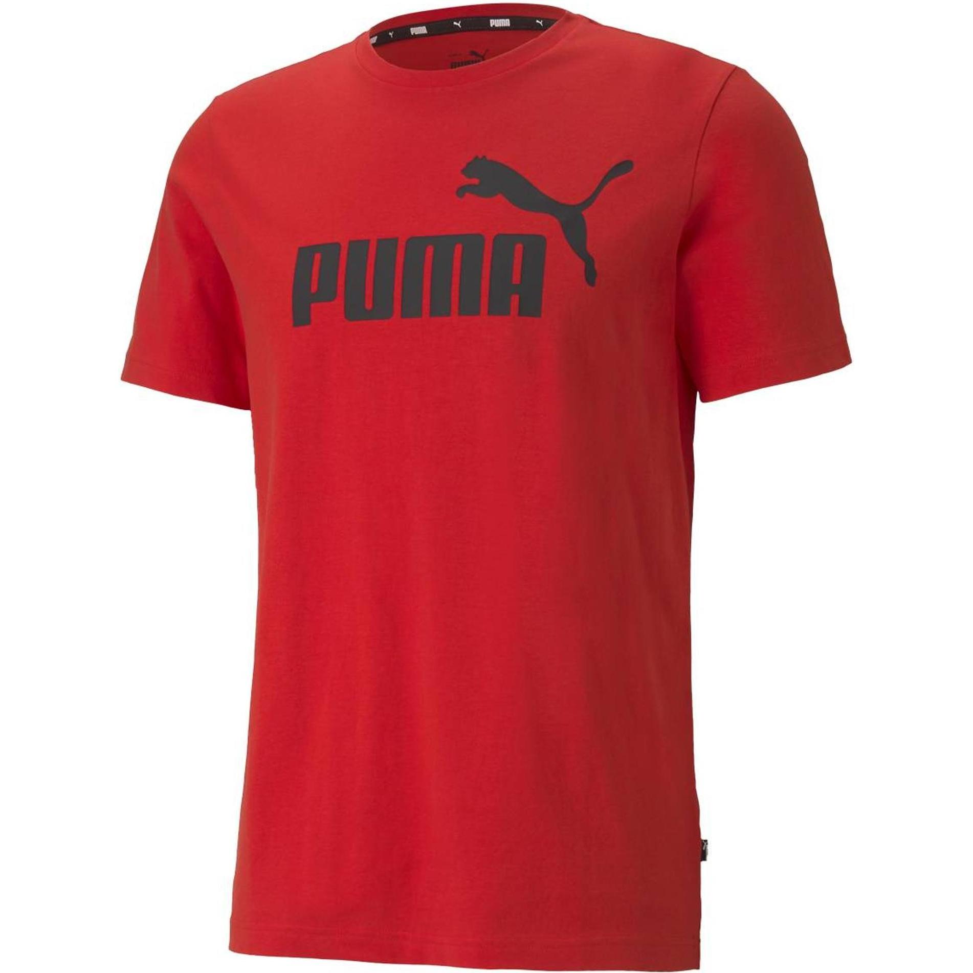 Puma, Herren, Sportshirt, ESS Logo Tee (S), Rot, S