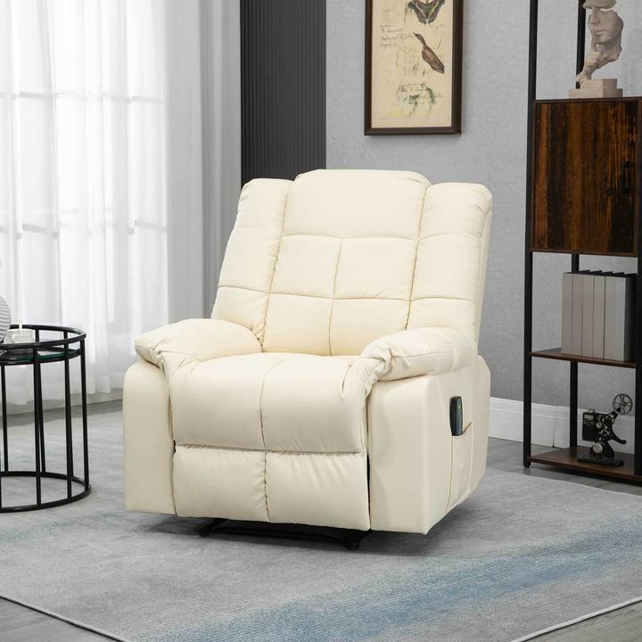 Image du produit Homcom Fauteuil de massage avec fonction de couchage et télécommande